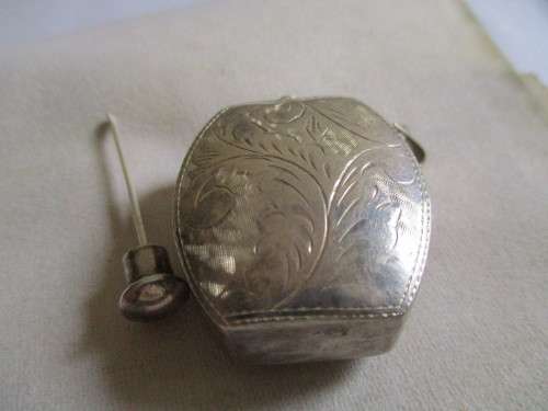 Sterling Silver Perfume Bottel - Pendant