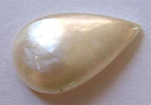 Genuine 16.40 x 10.00 mm Pear -drop Mabe` 3.54 ct