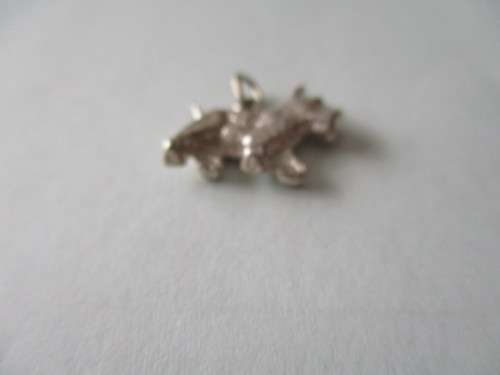 925 Sterling Silver `` dog `` charm