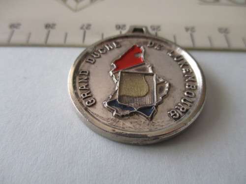 St Christopher and Grande Duche de Luxemburg Vinage Medallion