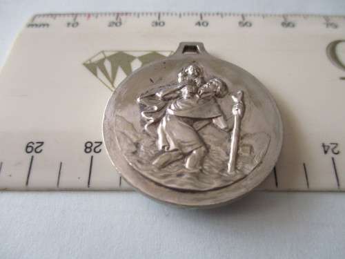 St Christopher and Grande Duche de Luxemburg Vinage Medallion