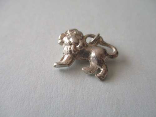 925 Sterling Silver `` Lion `` charm