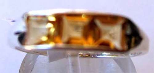 925- Sterling Silver and Genuine Citrine Ring