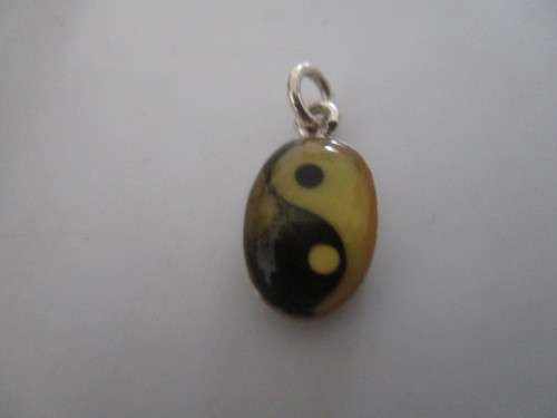 Vintage 925 Sterling Silver  Yin Yang Pendant or Charm