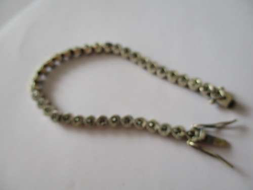 925 Sterling Silver and Marcasite Bracelet