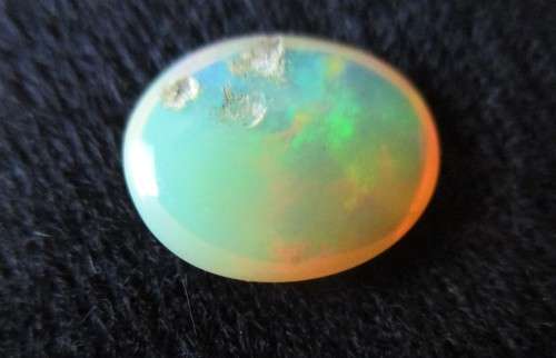 2.75ct. Lovely 12.00 x10.00mm Multi Flashy Solid Color Play Opal