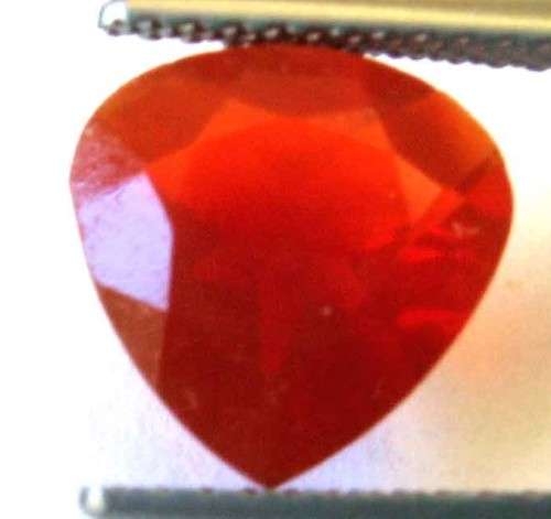 6.10mmHeart cut Fire Opal 0.50ct
