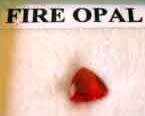 6.20mm Trillion cut Genuine Fire Opal 0.49ct