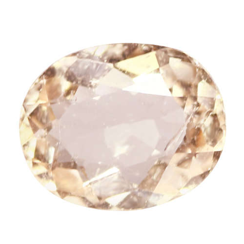 1.29ct. 100% Natural Pink Morganite Oval Cut 8.00 x 7.00 mm