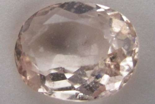 1.29ct. 100% Natural Pink Morganite Oval Cut 8.00 x 7.00 mm