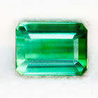 1.06 Ct. IF Terrific Octagonal cut 7 x 5 mm 100% Natural AAA Green Tourmaline