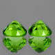 2.34 cts. 6.00 mm 2 pcs Cushion AAA Fire Green Peridot [ Natural Flawless-VVS ]
