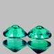 8 x 6 mm 2 pcs. Oval AAA Natural Emerald Green Topaz -VVS