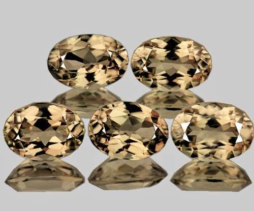 6.00 x 4.00 mm 5 pcs Oval AAA Fire Natural Peach Morganite- VVS