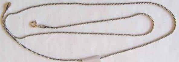 925 Sterling Silver ` POP-CORN ` Chain 60cm Long