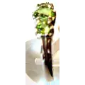 Sterling Silver and Genuine Peridots Ring