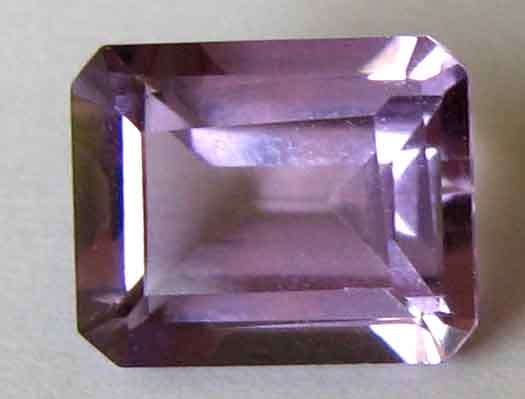 10.10 x 8.10 mm Octagonal -Faceted cut Ametyst 3.06 cts.