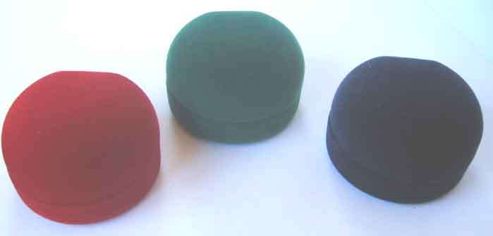 Lovely  3 pieces  - Velvet Box for Ring .