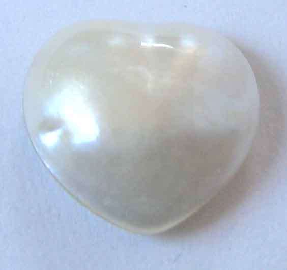 12.00 mm Heart Mabe'  Pearl  4.20 cts.