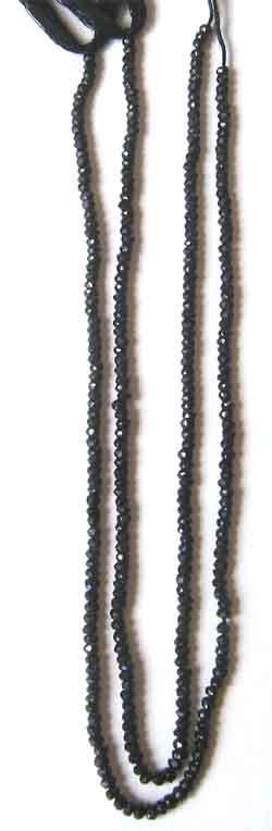 Beautiful  Black Spinel - 2 Necklace -beads