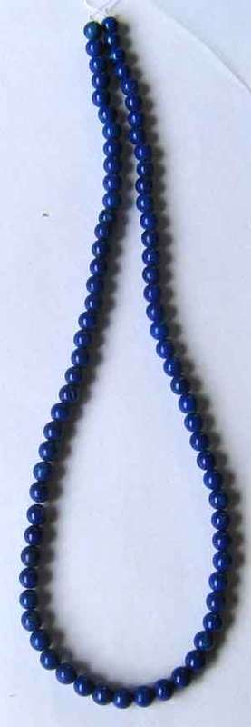 Genuine Lapis Lazuli 5.50mm unstrung - Necklace.