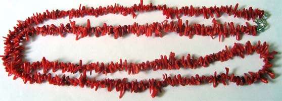 Genuine Red  Coral  Necklace