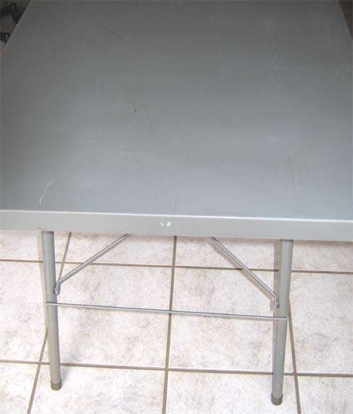 Folding Steel Table
