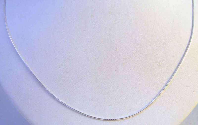 Lovely, Sterling Silver " Snake " Chain.