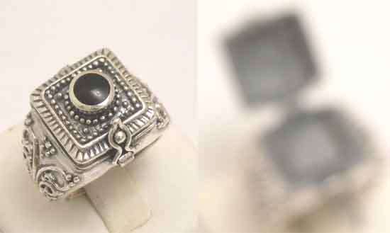 Sterling Silver Poison Ring