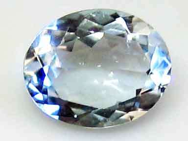 Genuine , 9.00 x 7.00 mm Oval faceted cut Aquamarine 1.62 ct.