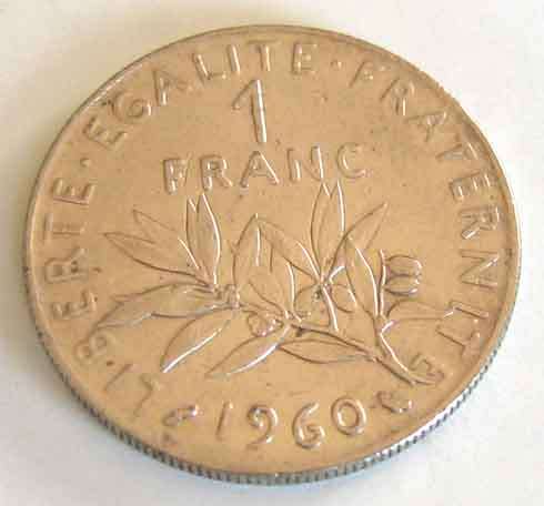 1 FRANC -1960