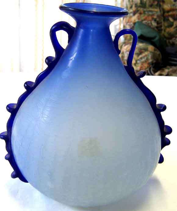 Large Collectable Glass Vase