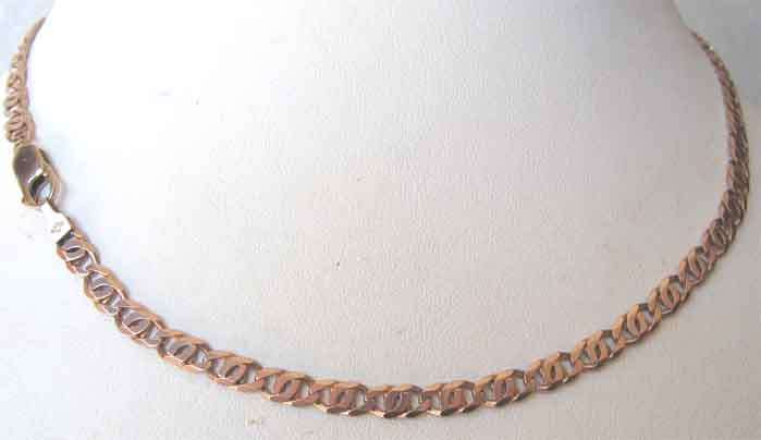 9K Gold Neckchain , 55 cm long.
