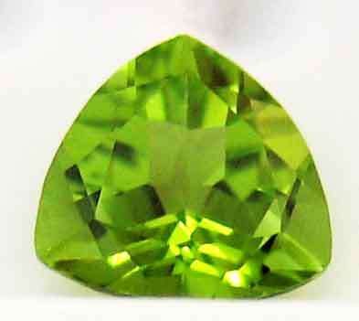 GENUINE 8.00 MM TRILLION CUT PERIDOT 2.08 CT