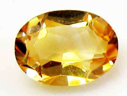 GENUINE 8.00 X 6.00 MM OVAL CUT CITRINE 1.11CT.