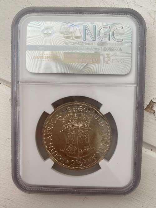 1960 S.Africa 2.5S *MS64* NGC GRADED