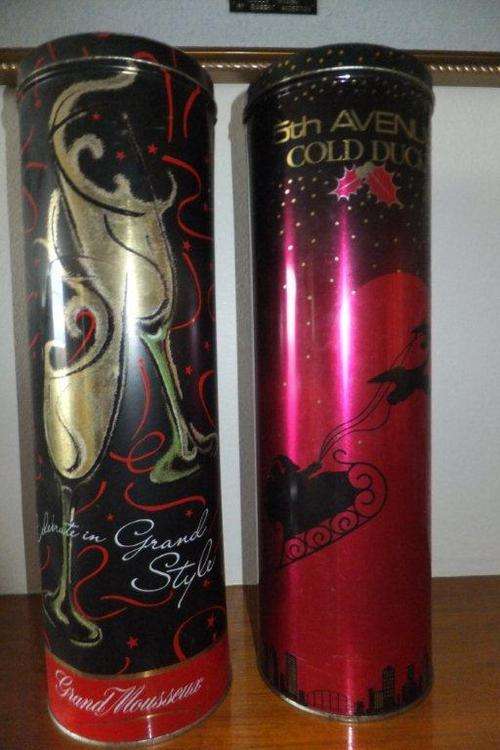 Two Collectable Champagne Tins - Grand Mousseau & 5th Avenue Cold Duck