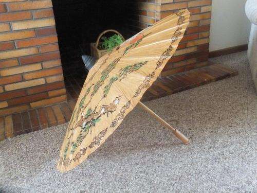 Decorative Parasol from a bygone era - a real beauty : seeing is believing!