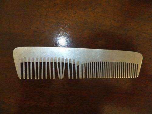 Antique Metal Comb from bygone era approx 1920 -  good for anyone's sock!