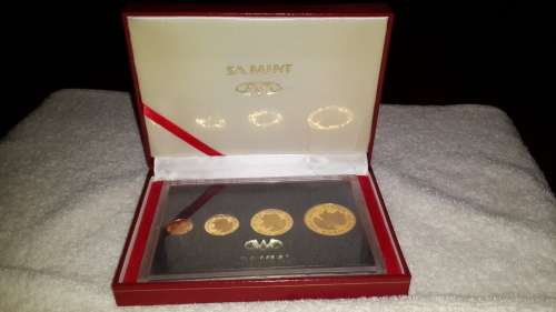 1995 #Natura #Rhino Gold Coin Set - Big 5 Series - collectable 4 x 24 carat gold coins