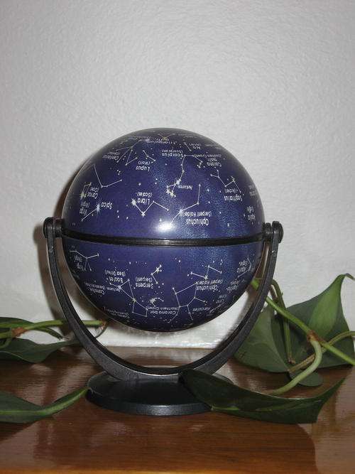 Beautiful globe showing detailed information of our wonderful solar system - Very unique!