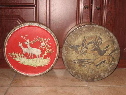 Beautiful Antique tins - approximately 40 years old!  Reminder and remainders of yester-year