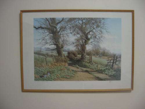 Limited signed print 554 of only 950 &  -  English country scene : horse lovers dream