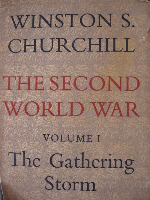 Set  Winston Churchill books: Gathering Storm, Finest hour Grand Alliance Hinge of Fate - Price neg.