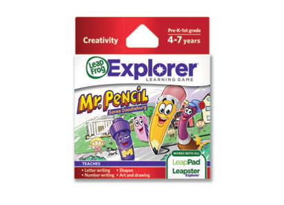 LEAPSTER GAME - MR PENCIL SAVES DOODLEBURG