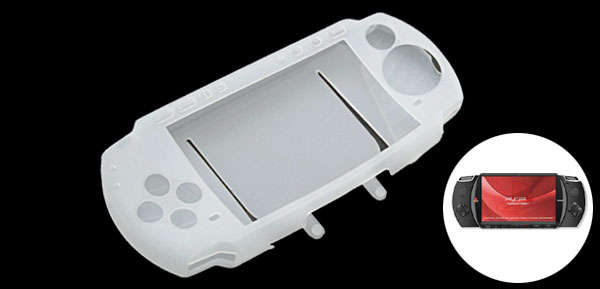 PSP 3000 WHITE SILICONE COVER