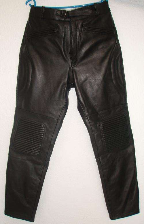 BLACK LEATHER  PANTS