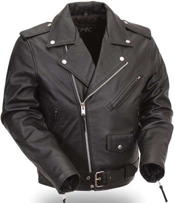 BLACK LEATHER  CLASSIC JACKET