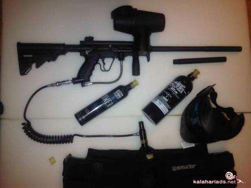 Tippmann A5 Paintball Marker and Accesories