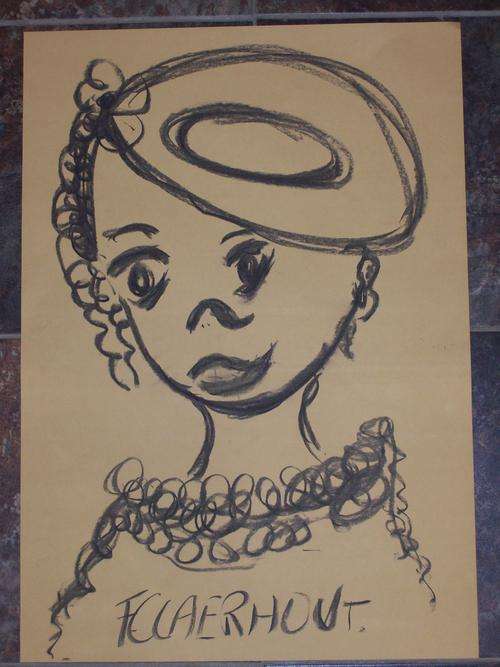 One Charcoal A2 Claerhout original One of a set Weekend special Very LOW start